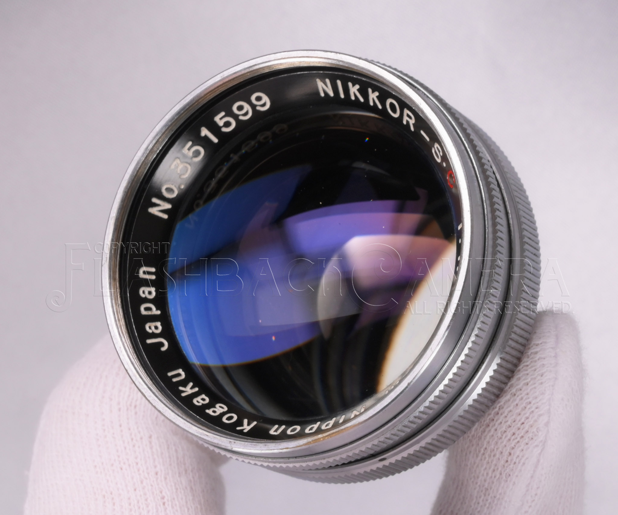 Nikon ニコン S 中期型 6098xxx台 ニッコール 5cm f1.4付 OH済 ケース付 FLASHBACK CAMERA：カメラファン |  中古カメラ・レンズ検索サイト／欲しい中古カメラが見つかる！