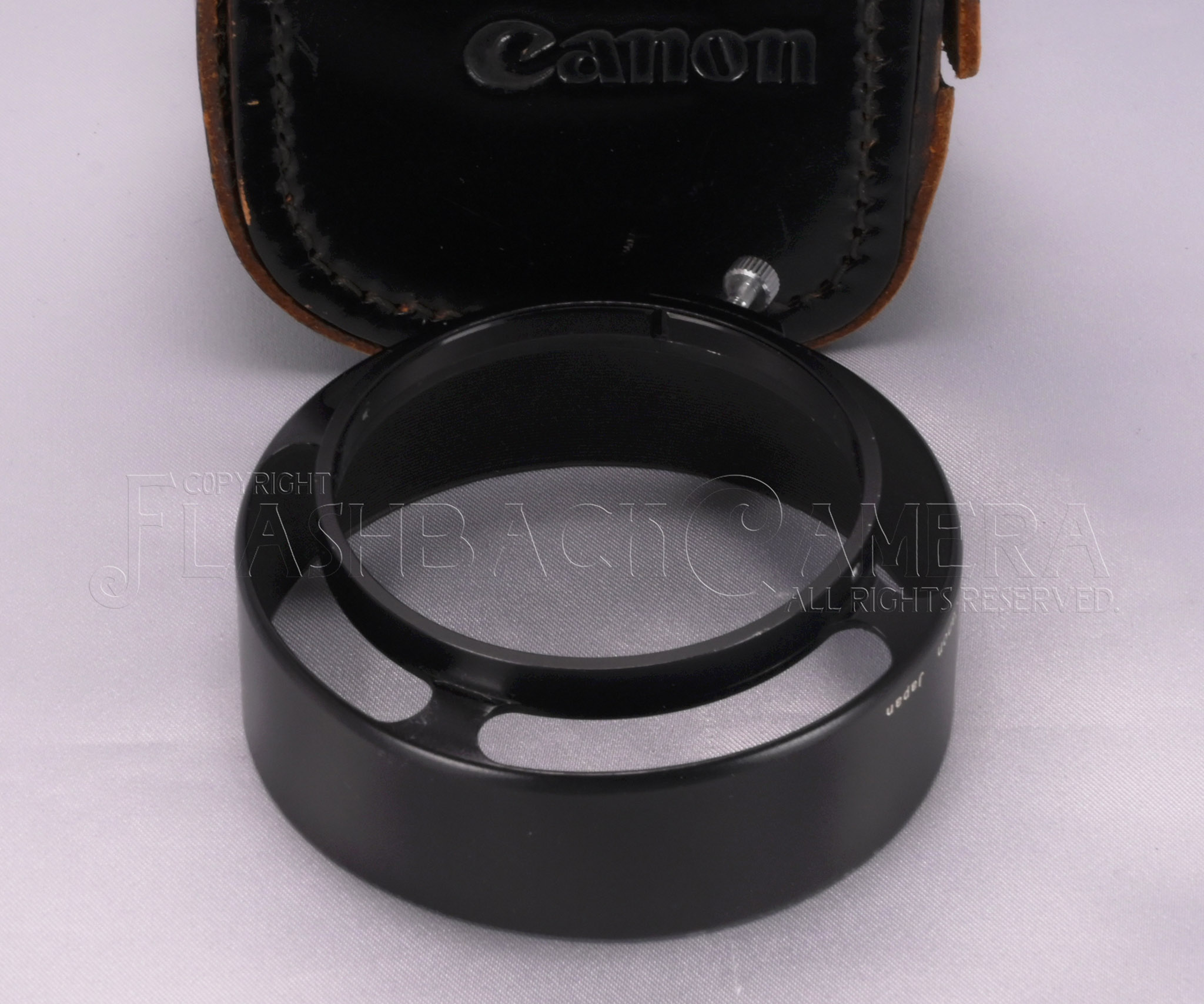 Canon キヤノン 50mm f1.2 ライカL用 レンズフード ケース付 58mmかぶせ FLASHBACK CAMERA：カメラファン |  中古カメラ・レンズ検索サイト／欲しい中古カメラが見つかる！