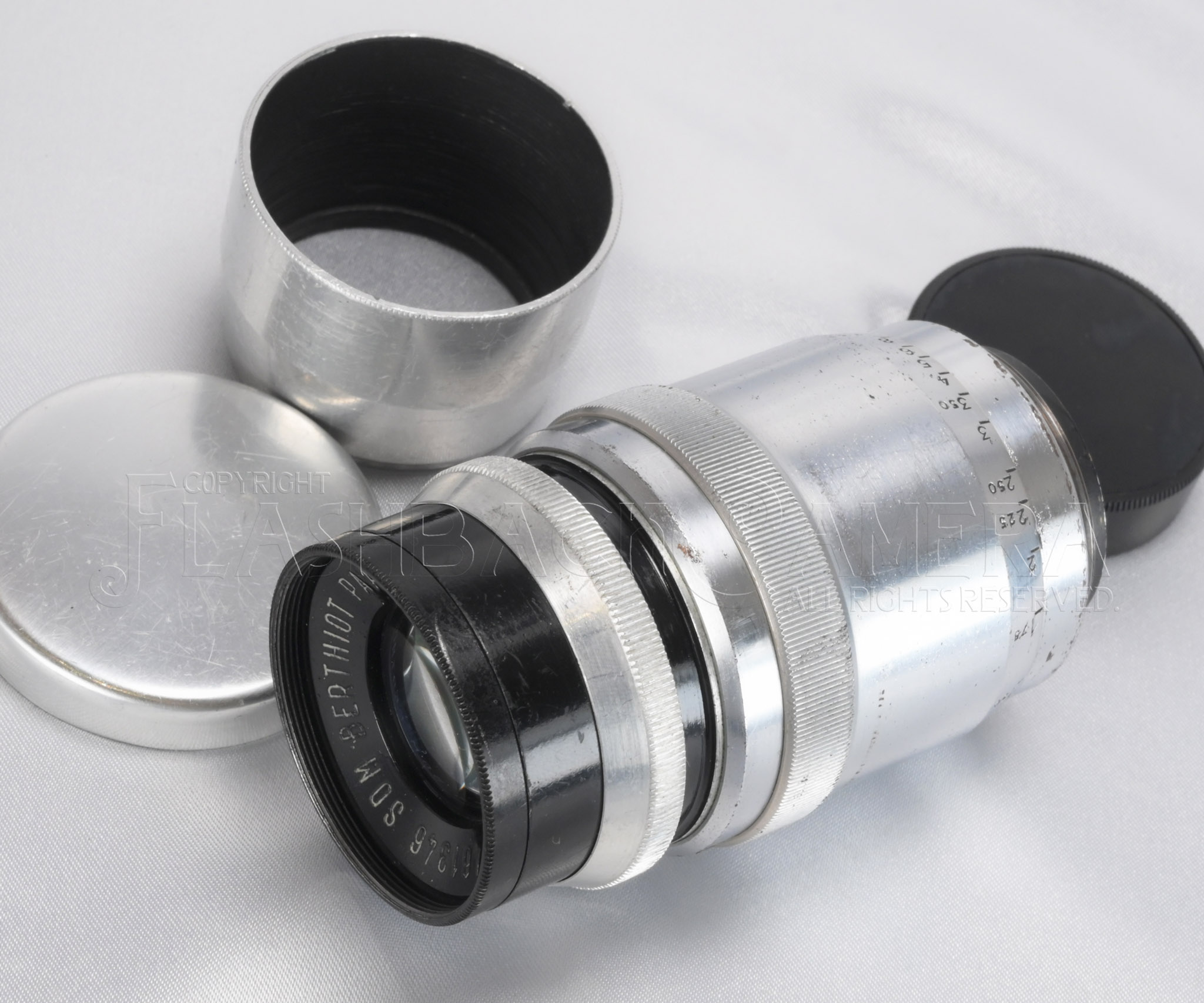 r*1様 319 希少Som Berthiot Flor F/3.5 90mm RARE * SOM Berthiot Flor 90mm f3.5 Original for Leica LTM w