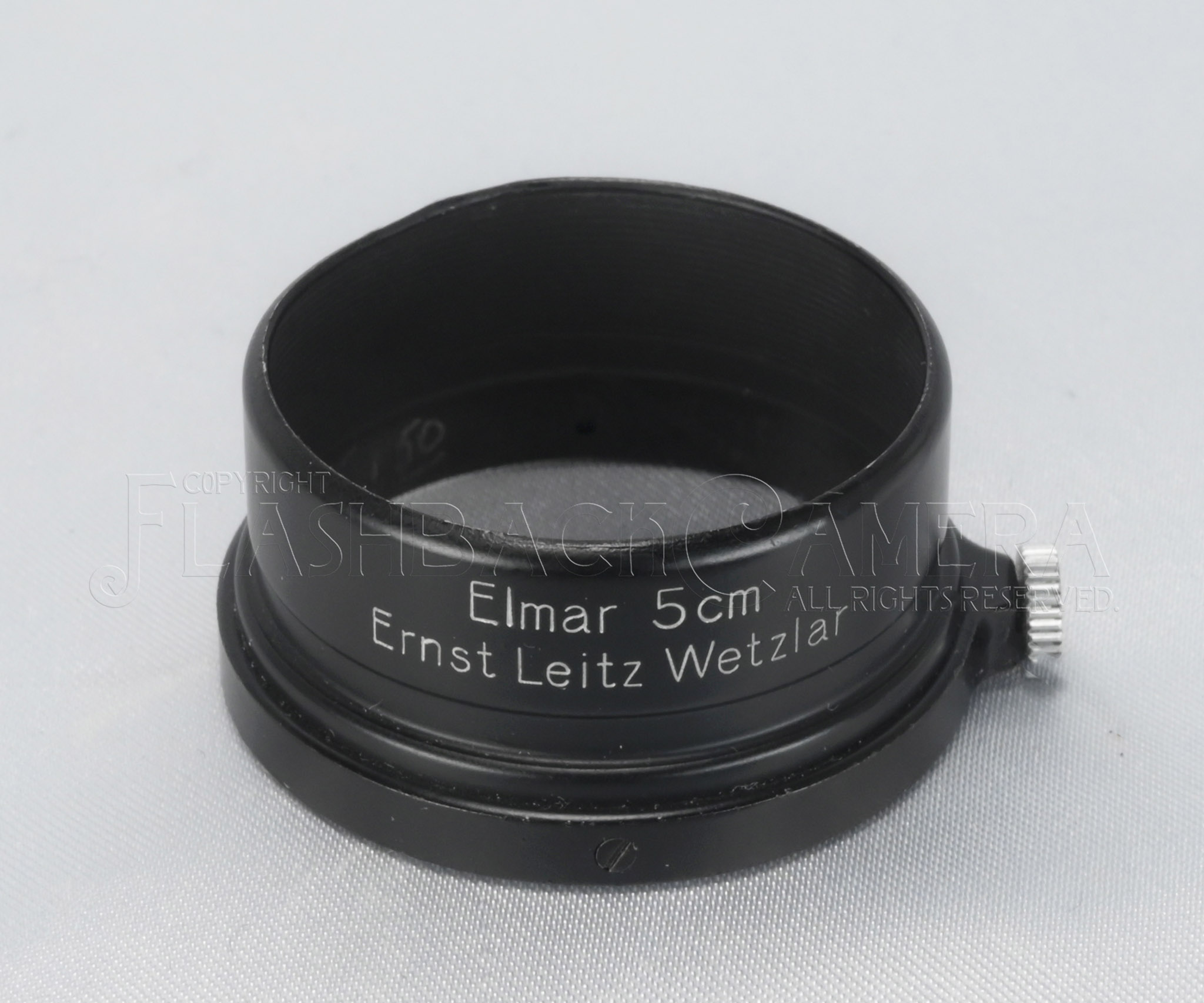 RARE * Leitz Lens Hood FISON Black All Alminium f. Elmar