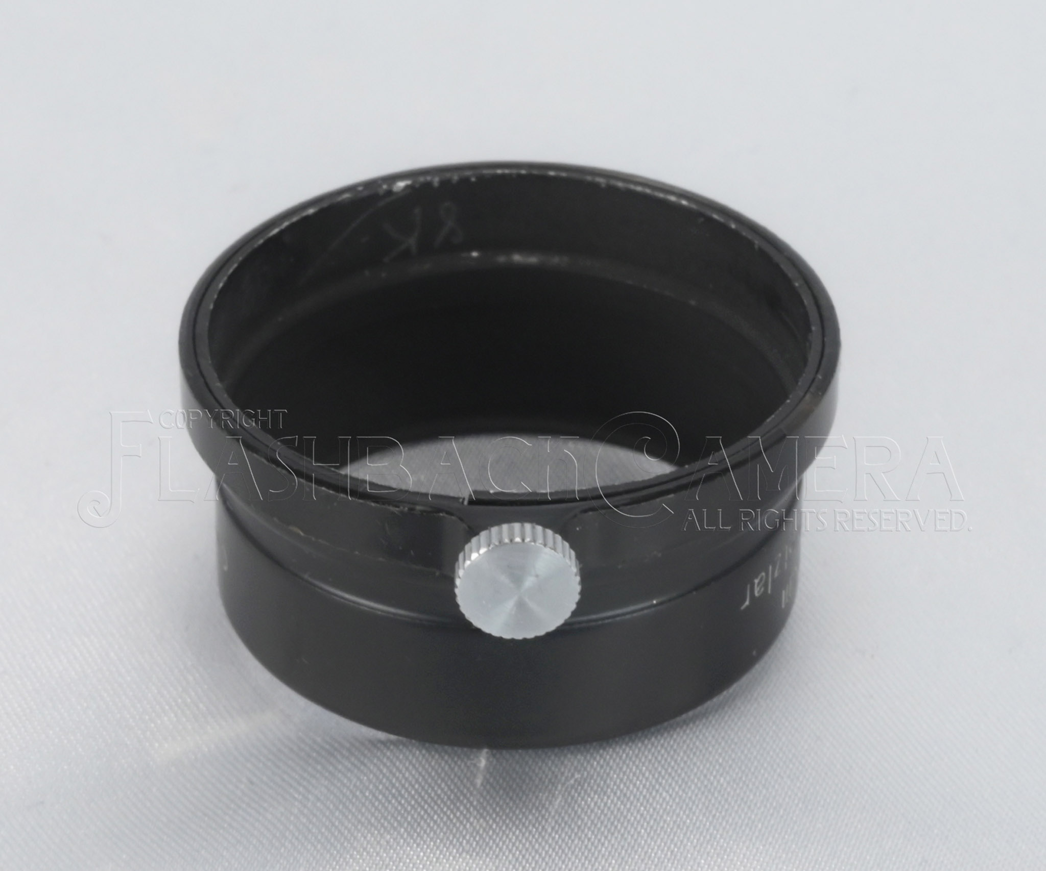 RARE * Leitz Lens Hood FISON Black All Alminium f. Elmar RARE * Leitz Lens Hood FISON Black All Alminium f. Elmar