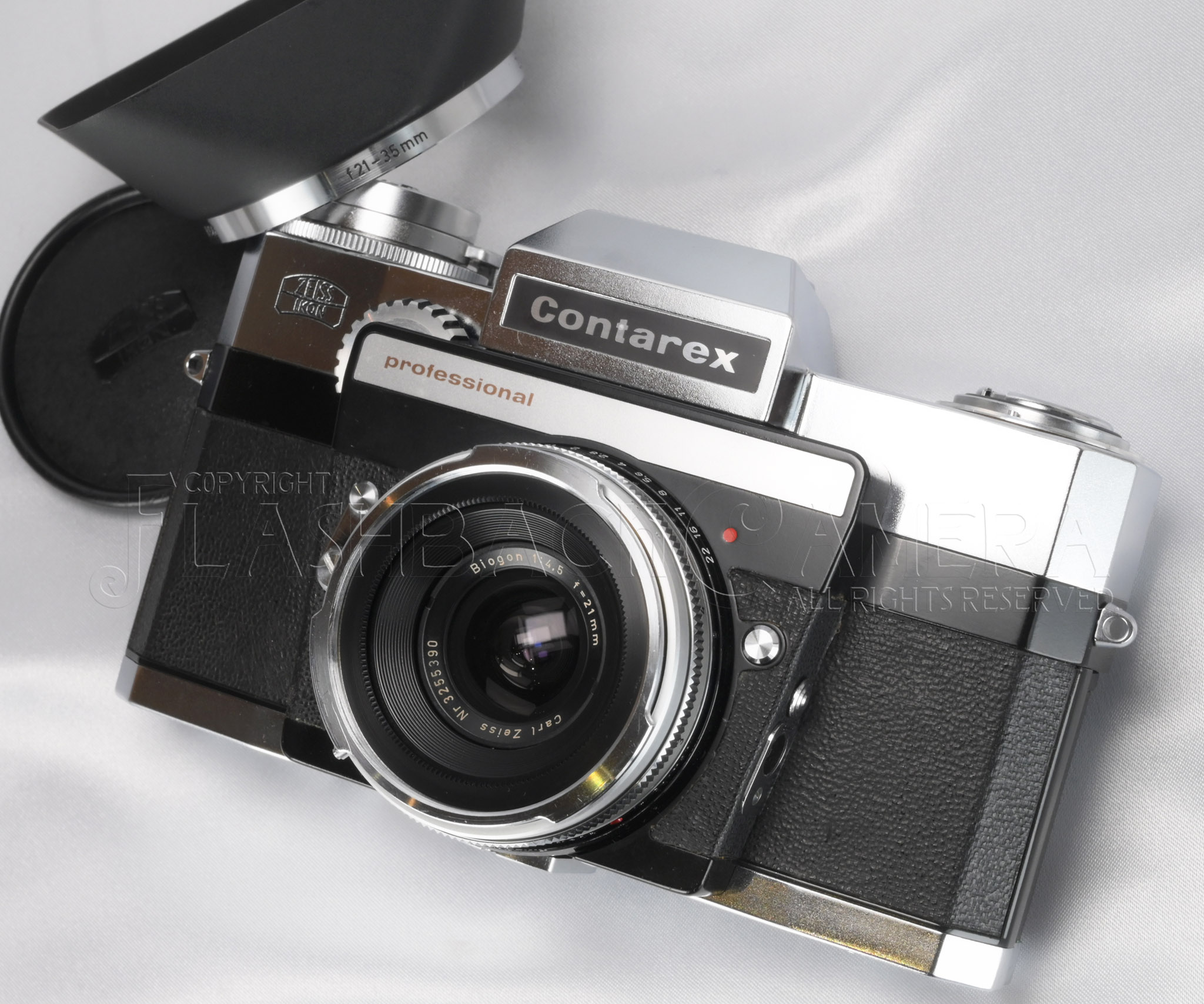 contaxマウント Carl Zeiss Biogon 21mm F4.5 CAL'd * Carl Zeiss Biogon 21mm f4.5 for Contarex SLR Super Wide