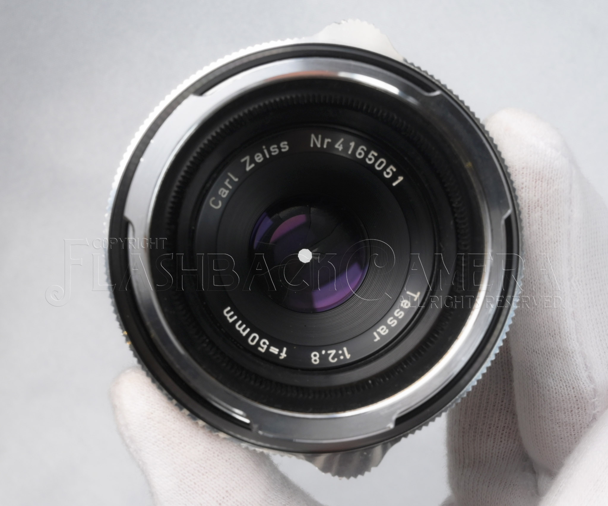 Gd Condition * Tessar 50mm f2.8 f Contarex Black Carl Zeiss