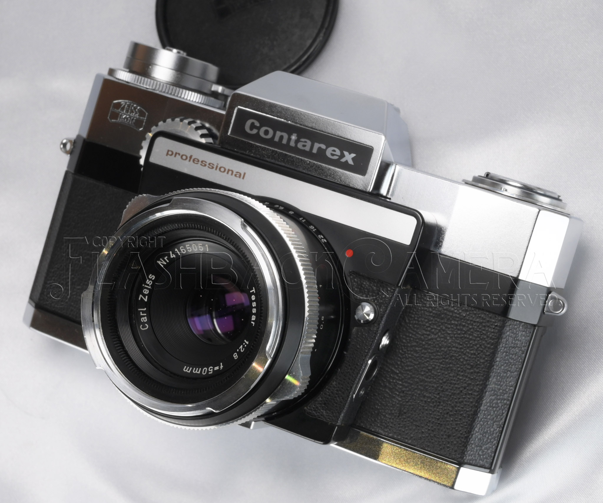 Gd Condition * Tessar 50mm f2.8 f Contarex Black Carl Zeiss