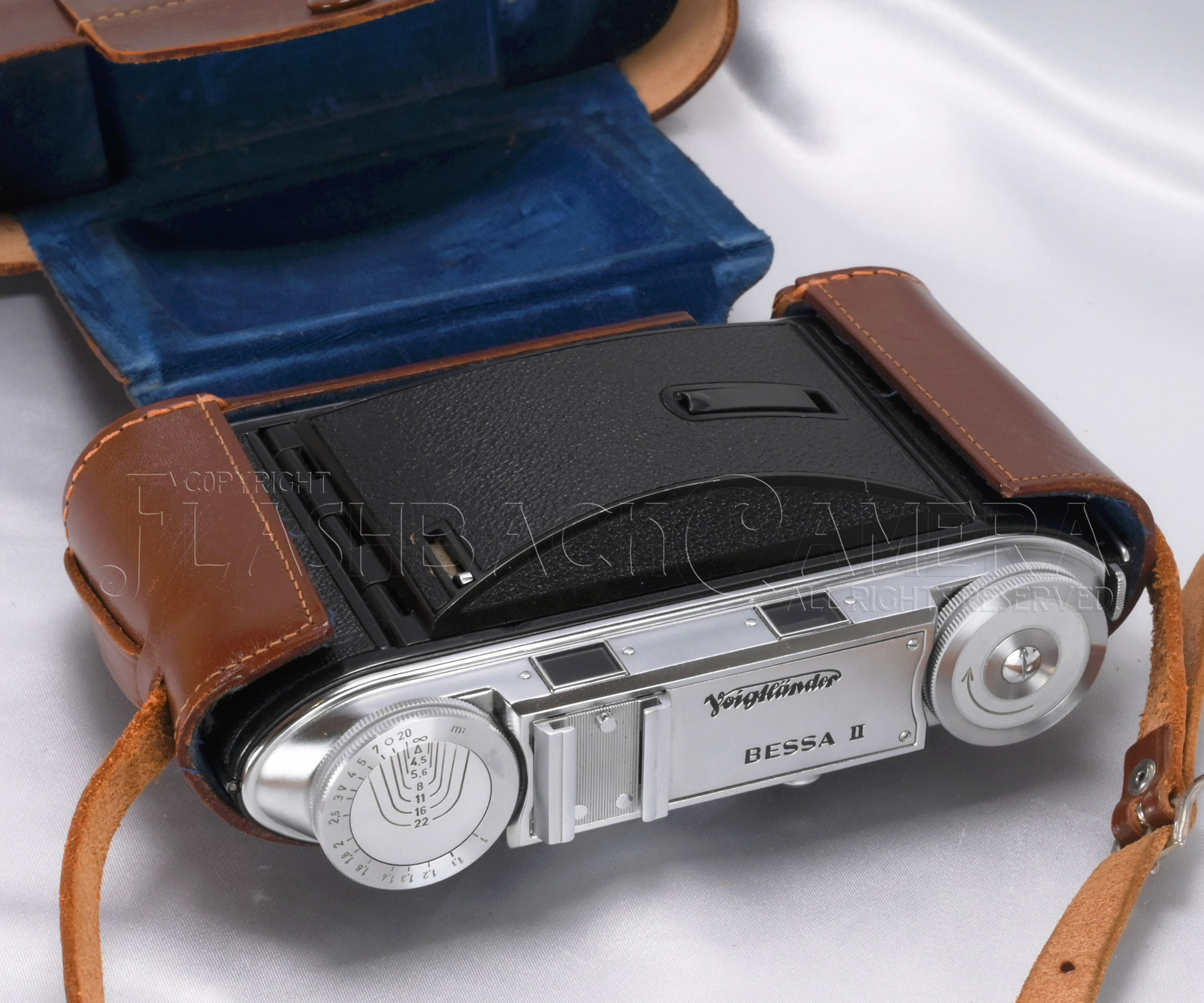 CLEAN* Voigtländer Bessa II w Apo-Lanthar 105mm f4.5 6×9 folding