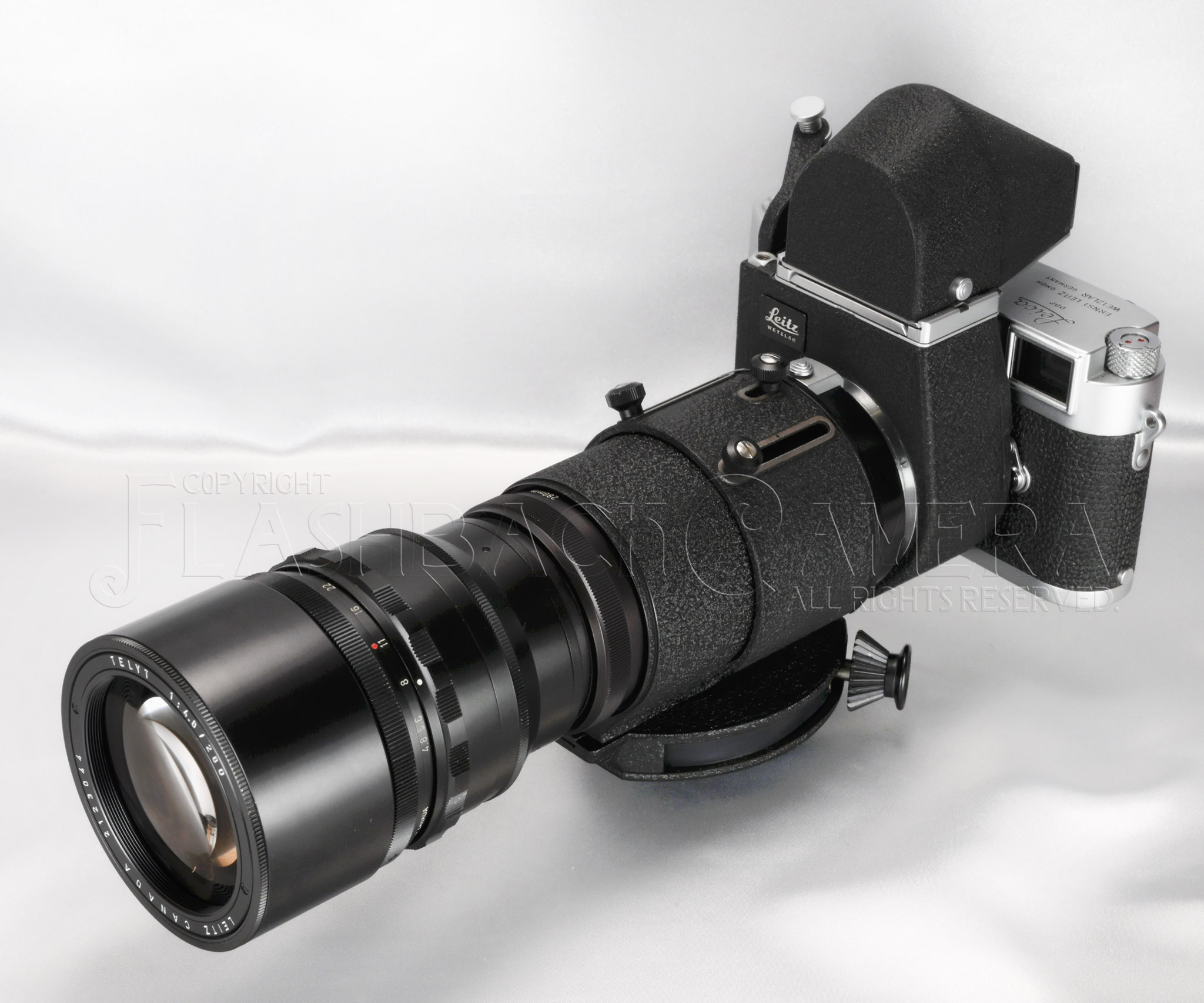Leitz  Telyt 280mm F4.8 OUBBIO付き RARE * Telyt 280mm f4.8 for Visoflex w/ Focorapid Leica Telephoto