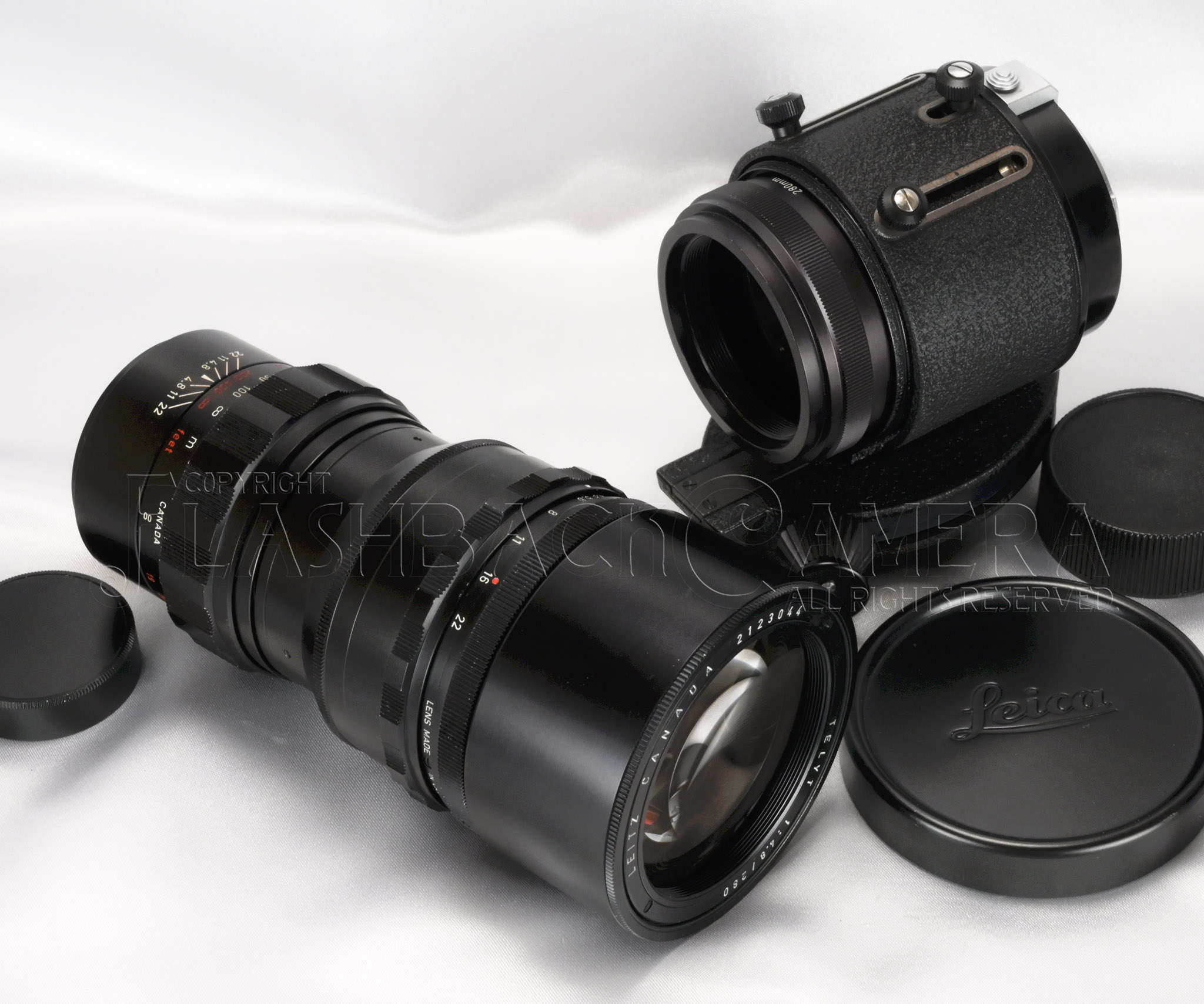 RARE * Telyt 280mm f4.8 for Visoflex w/ Focorapid Leica Telephoto