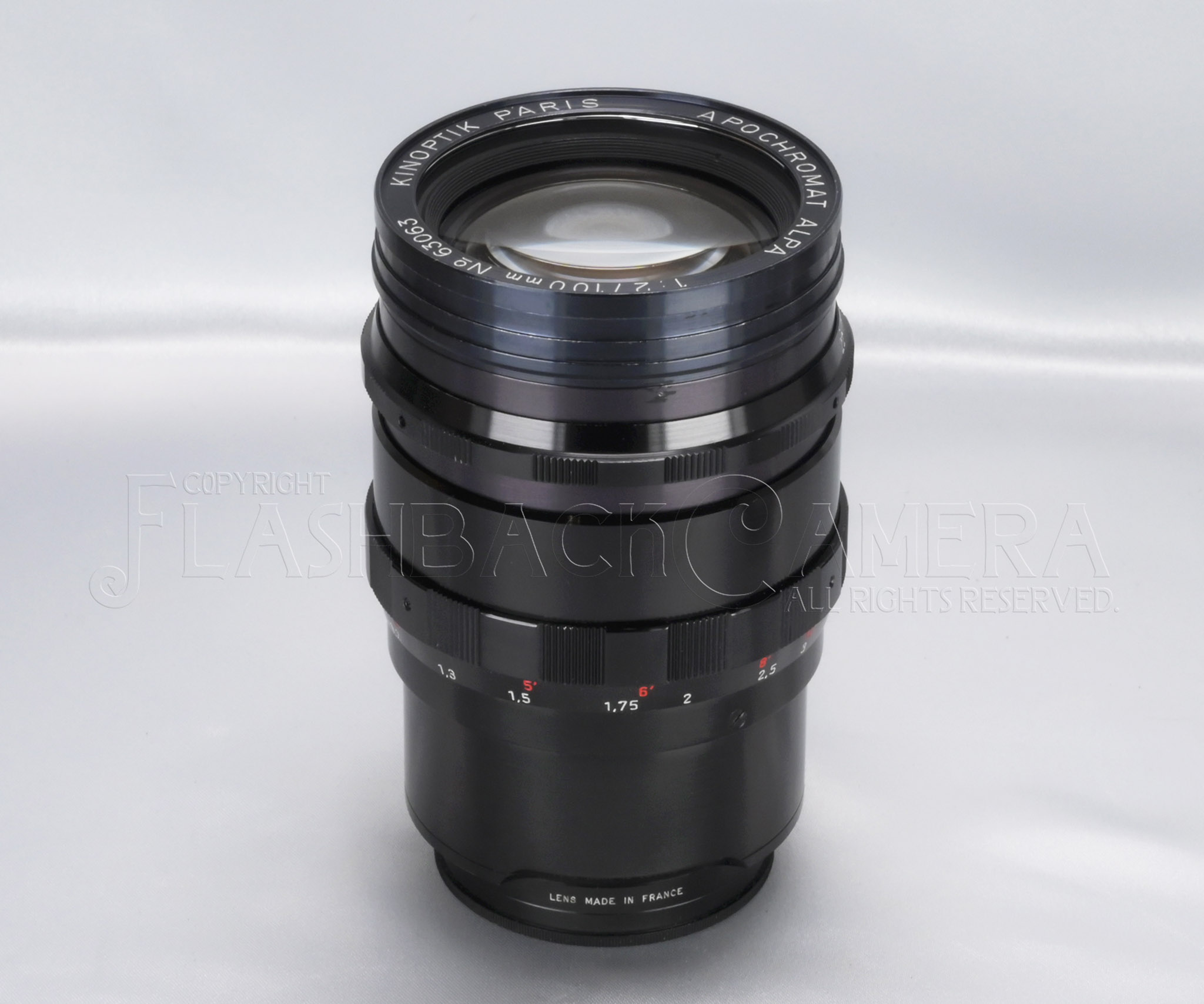 RARE * Kinoptik Apochromat 100mm f2 for ALPA Late version * CLA'd