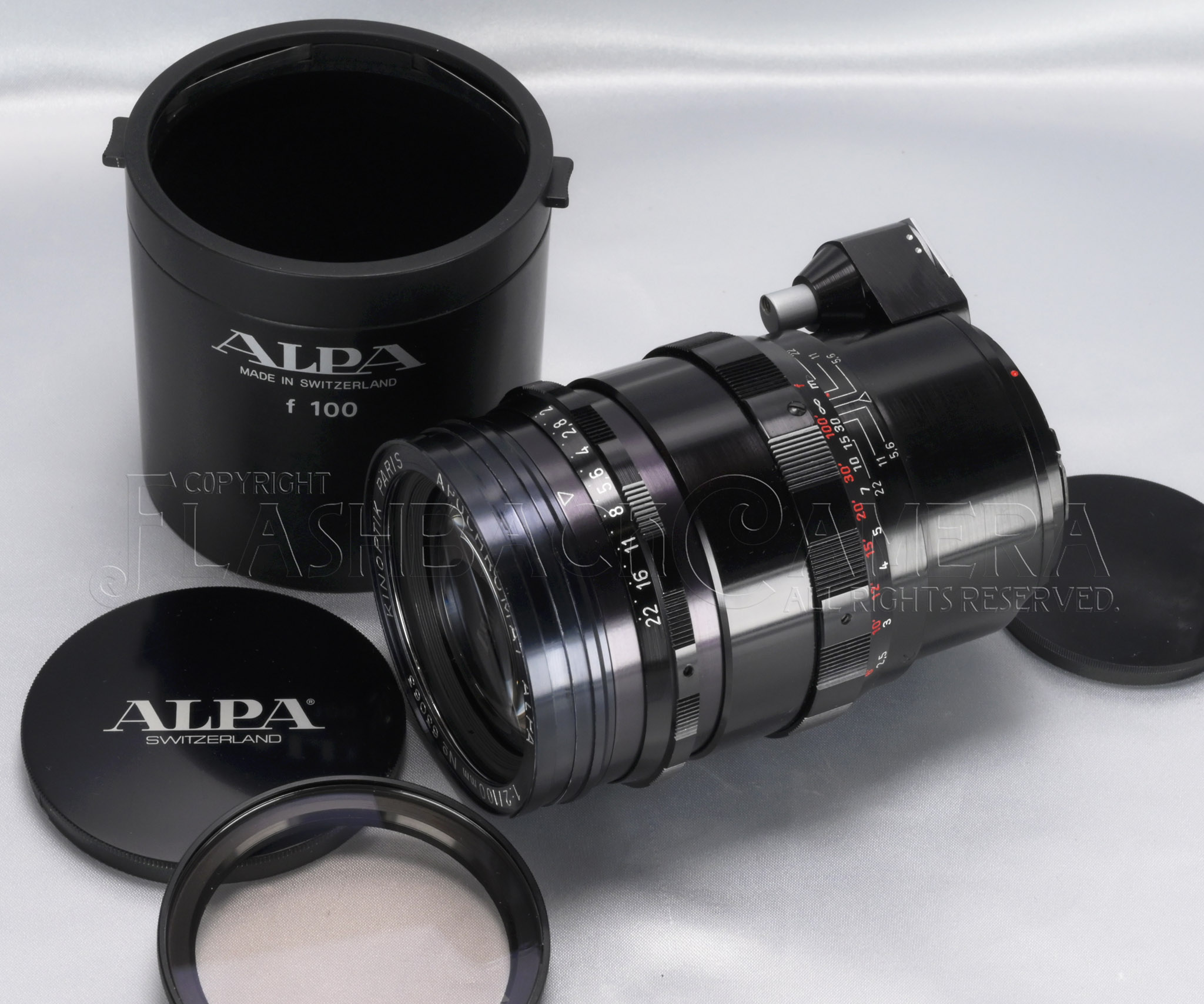 レンズ(単焦点) ALPA KINOPTIK PARIS APOCHROMAT 100mm f2 RARE * Kinoptik Apochromat 100mm f2 for ALPA Late version * CLA'd