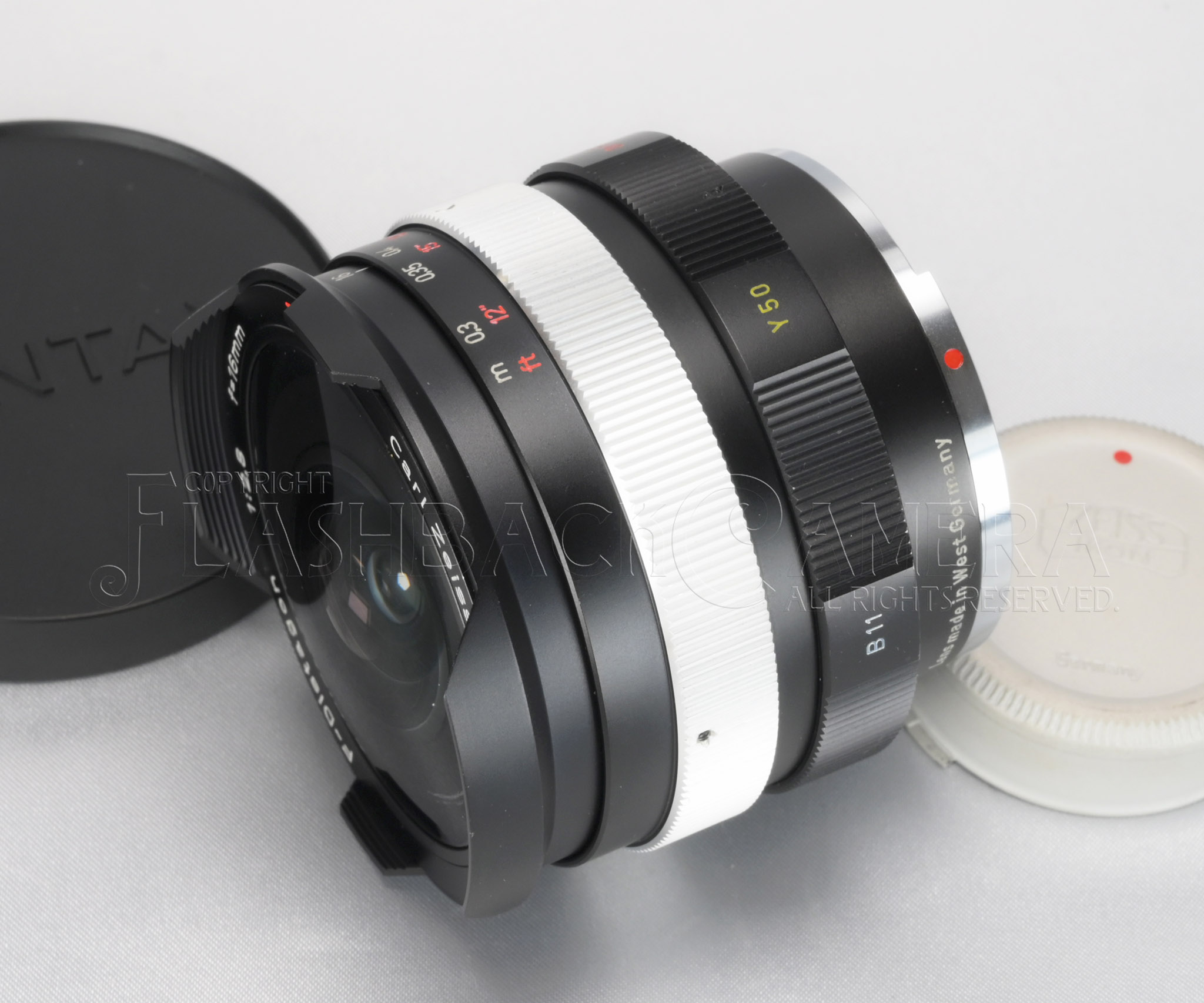 RARE * F-Distagon 16mm f2.8 f. Contarex Fisheye Super Wide Angle