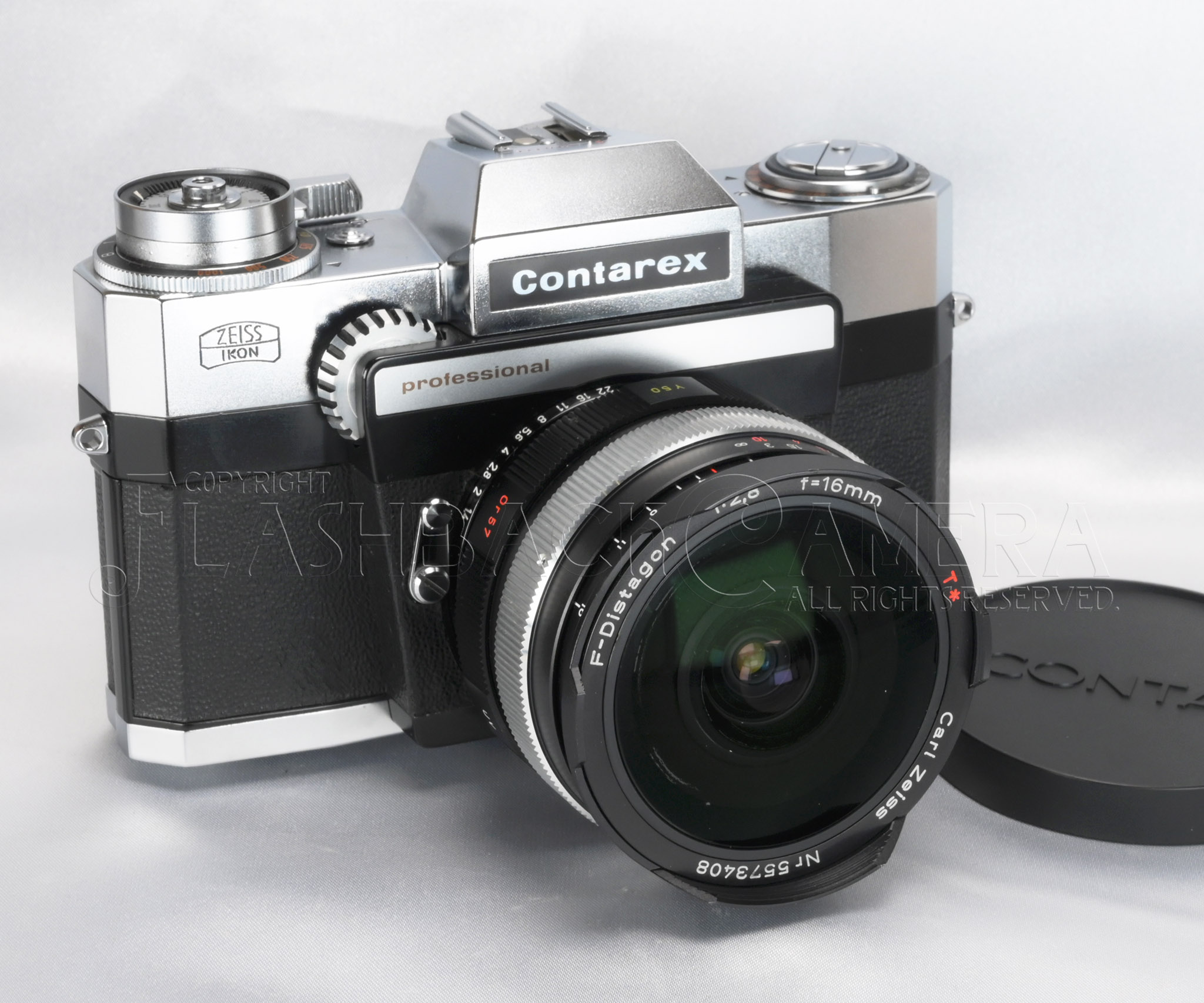 RARE * F-Distagon 16mm f2.8 f. Contarex Fisheye Super Wide Angle