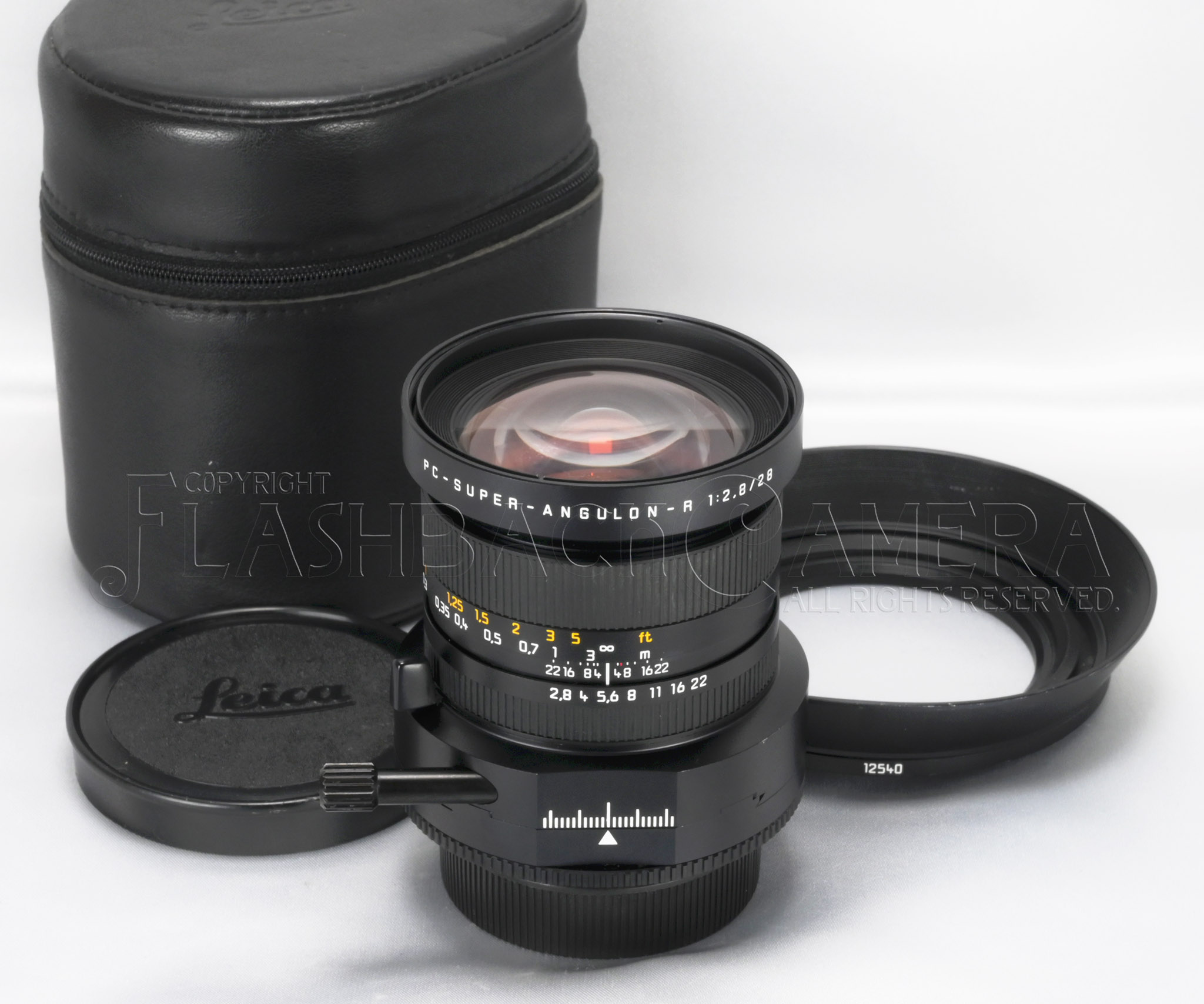 leica PC-super-angulon-R 28mm f2.8 shift lens ライカ PCスーパー