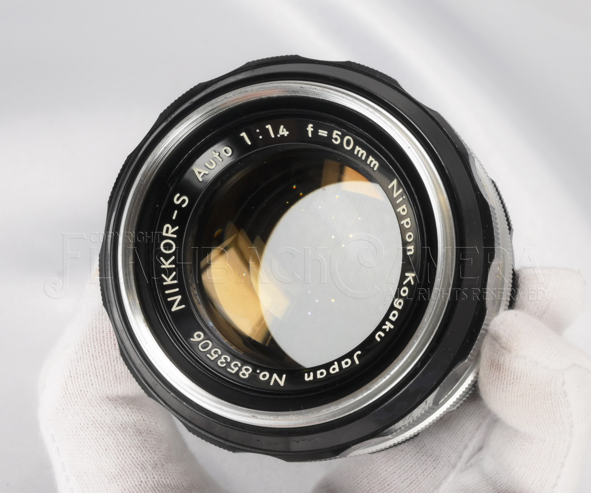 RARE * Nikon New F + Action Finder + Nikkor 50mm f1.4 * Good to