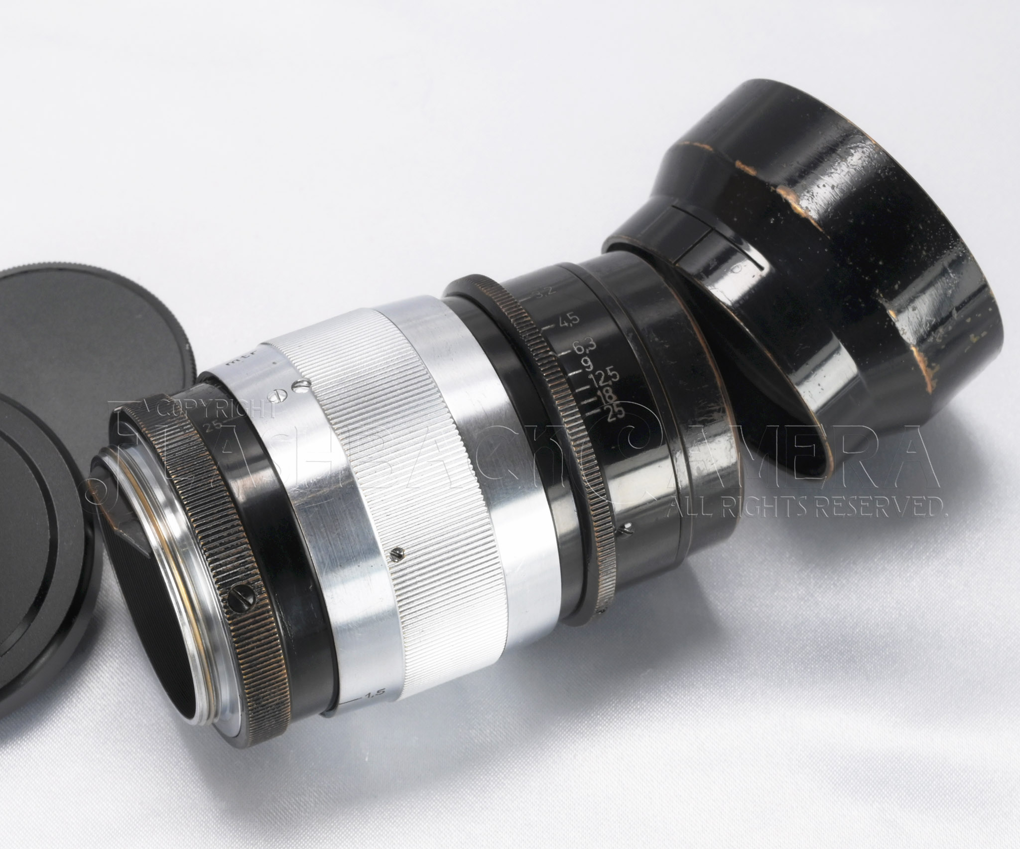 Fully Serviced* Hektor 73mm f1.9 Black / Chrome Leica LTM HEKON Yr